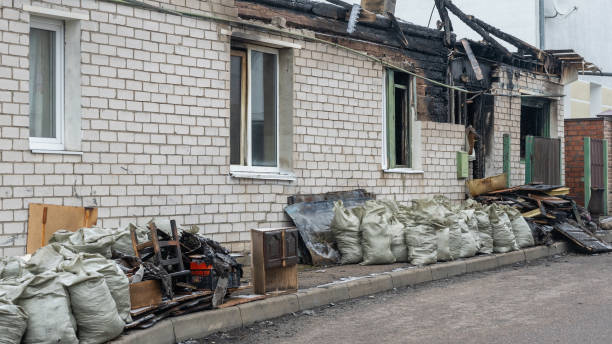 Professional Soot Cleanup technician working in Carrollton, OH